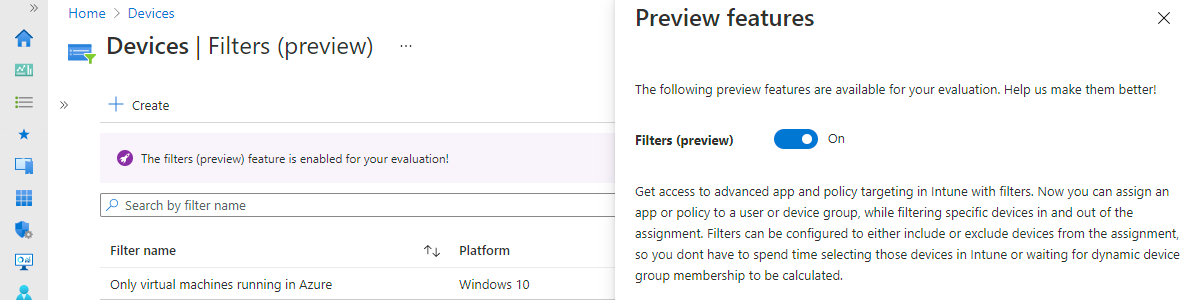 intune profile assignment status not applicable