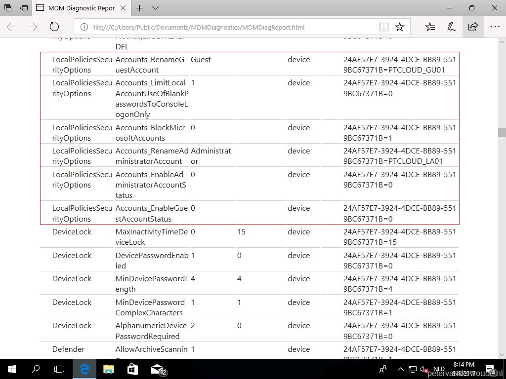 All about Microsoft Intune | Managing local policies security options ...
