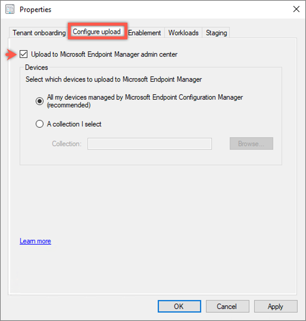 Enable Device Upload When Already Using Co Management All About Microsoft Endpoint Manager