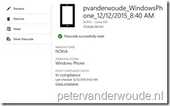 Reset passcode via the Company Portal website – All about Microsoft Intune