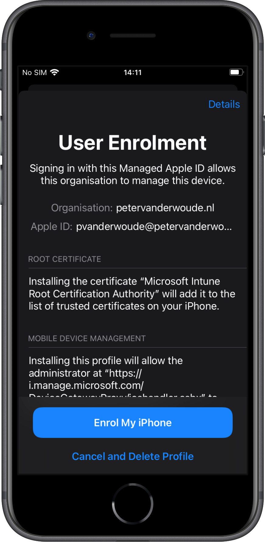 Getting started with User Enrollment for iOS/iPadOS devices All about
