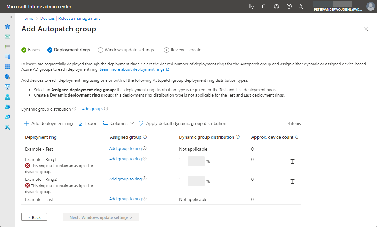 Understanding Windows Autopatch groups – All about Microsoft Intune