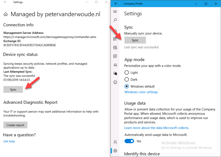 All about Microsoft Intune | Windows 10 MDM policy refresh